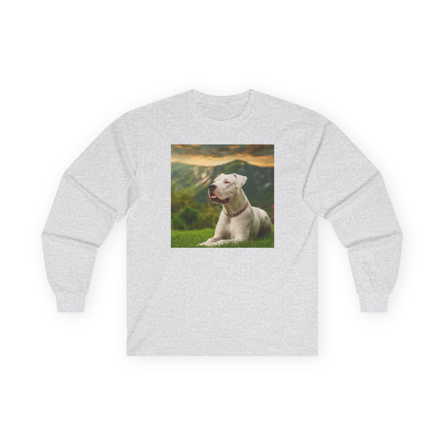 Dogo Argentino Classic Cotton Long Sleeve Tee