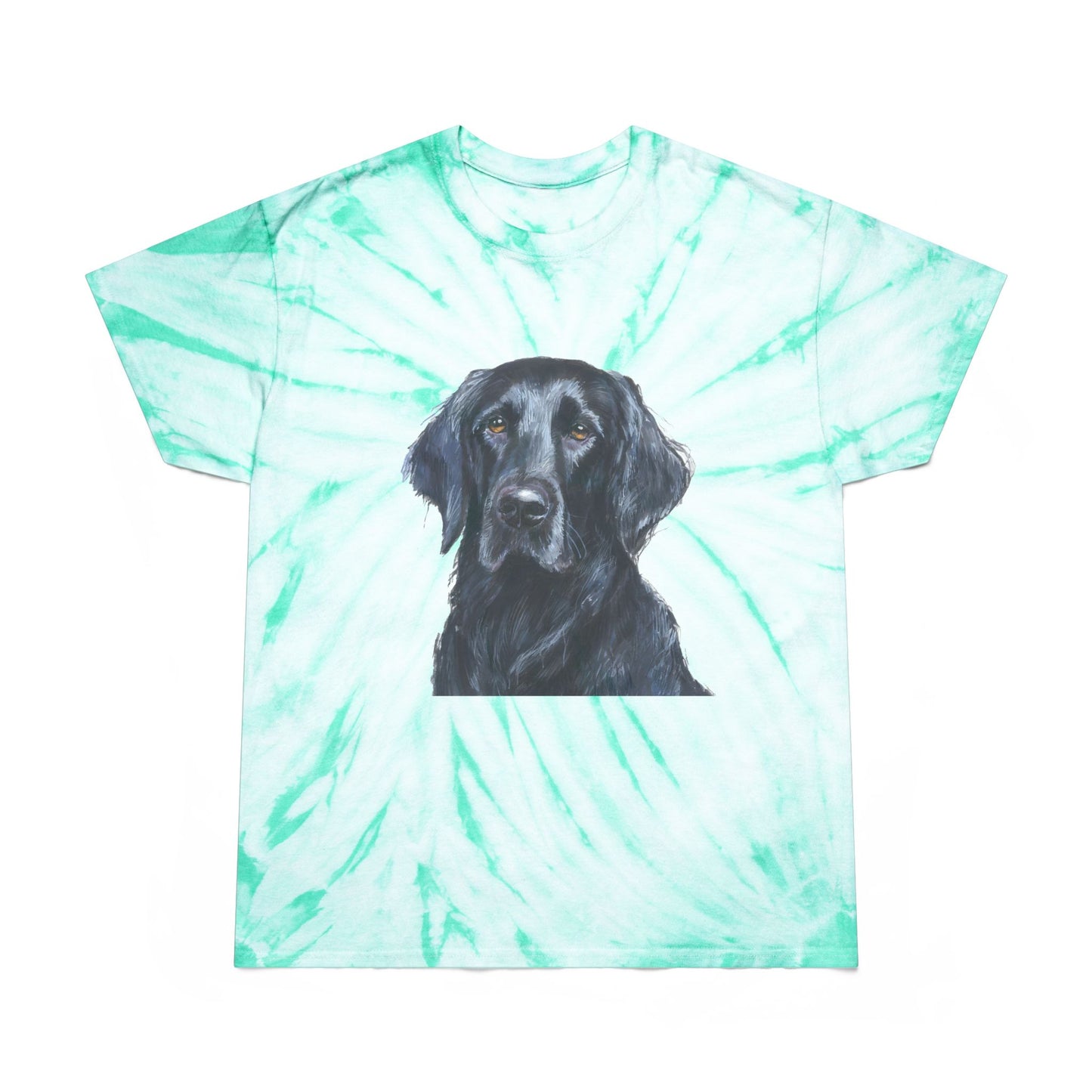 Flat-Coated Retriever Classic Tie-Dye Tee, Cyclone