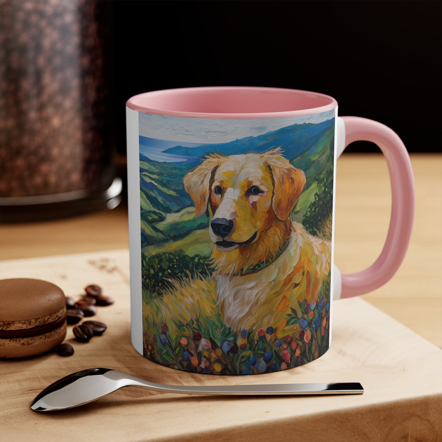 Golden Retriever #3 - Colorful 11oz Ceramic Mug
