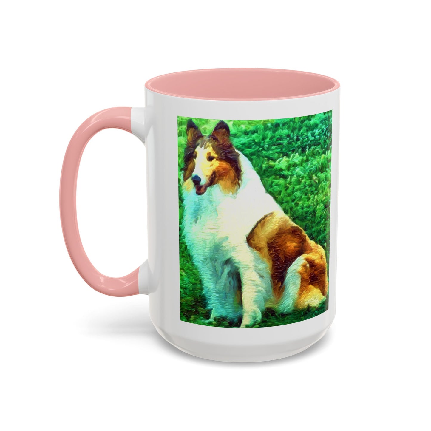 Collie 'Ramsey' Accent Coffee Mug - A Splash of Joy