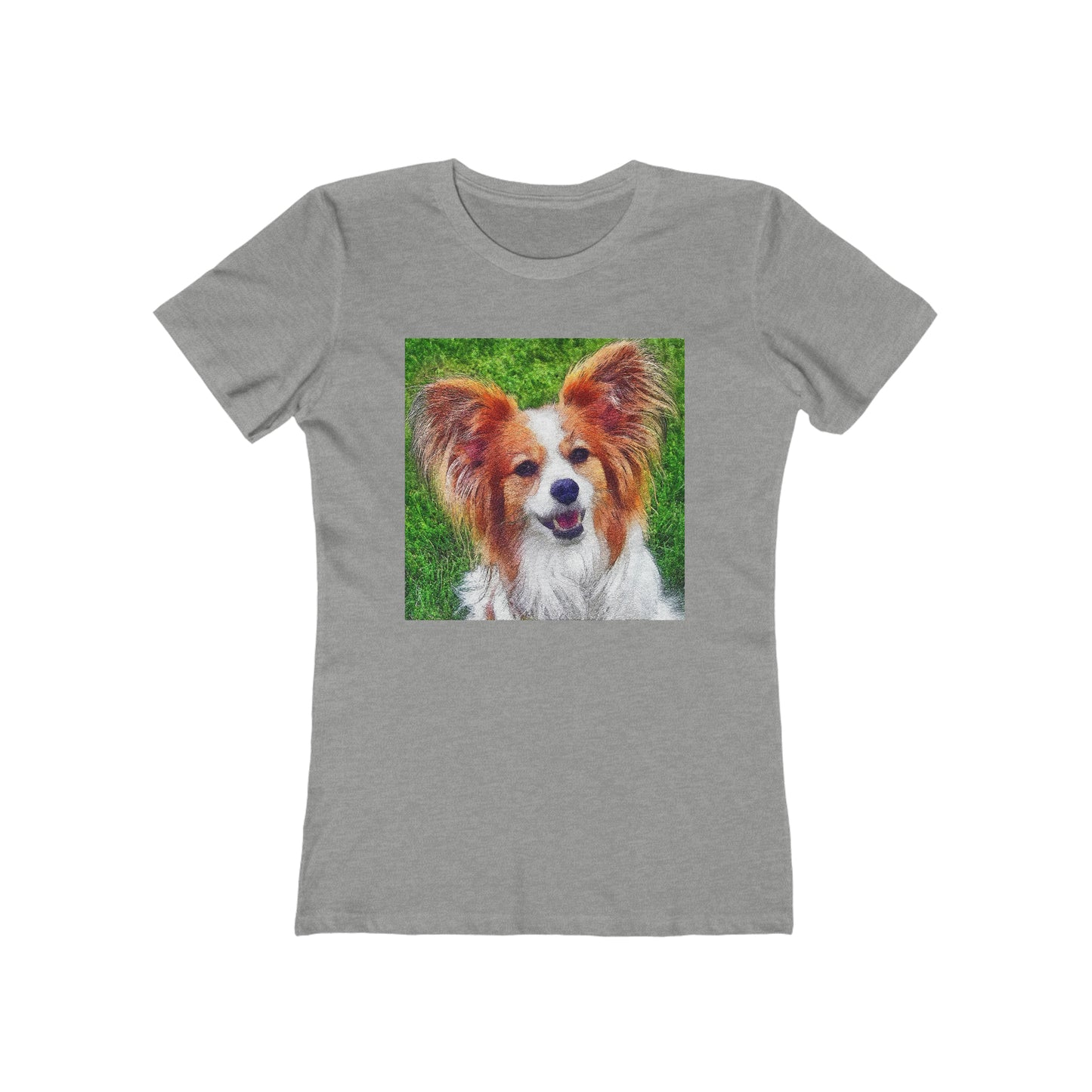 Papillon Women's Slim Fit Ringspun Cotton T-Shirt