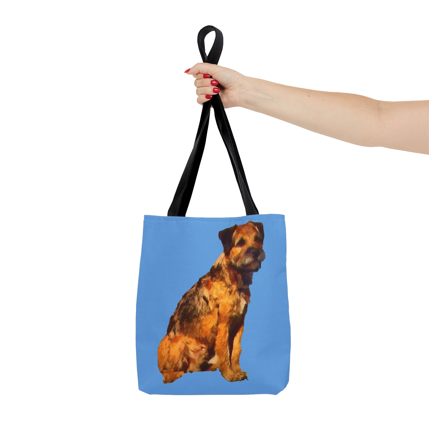 Charming 'Andrew' Border Terrier Tote Bag