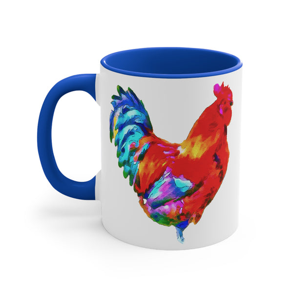 Rooster 'Craw' Accent Coffee Mug, 11oz