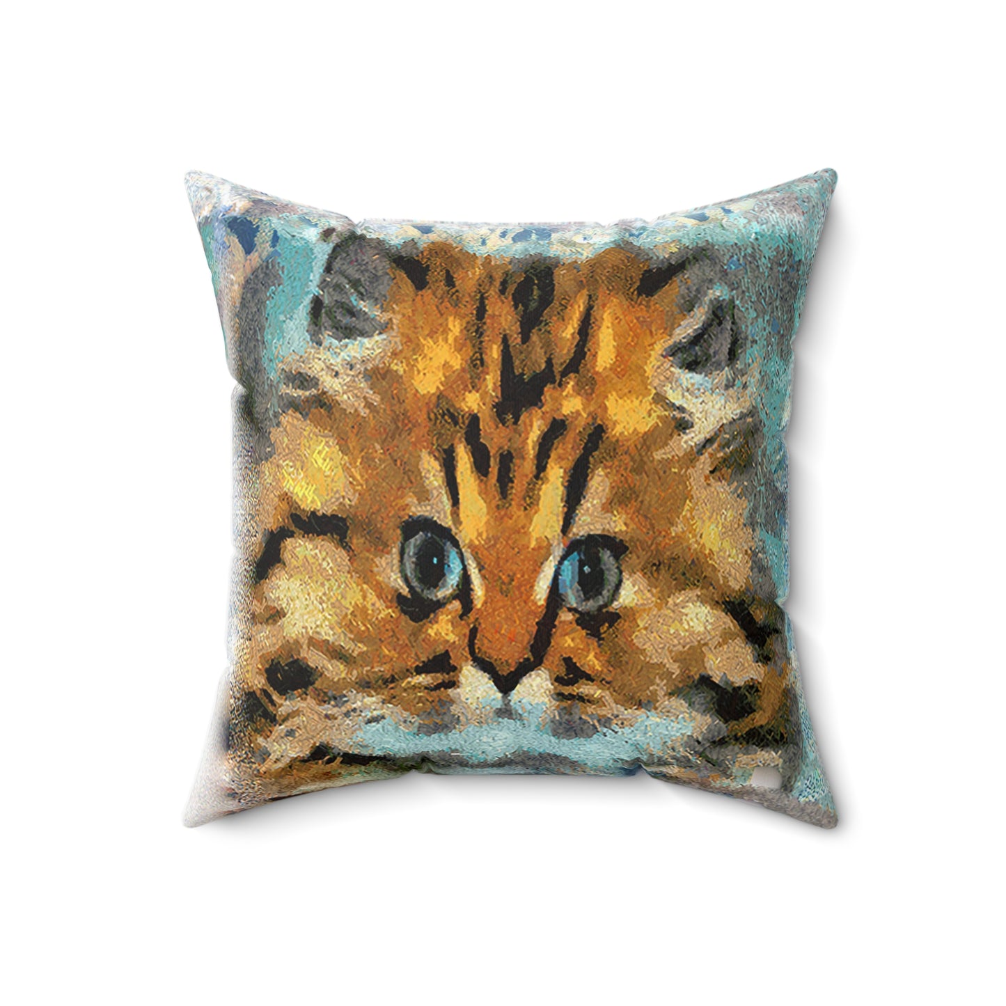 Fat Cat Spun Polyester Throw Pillow