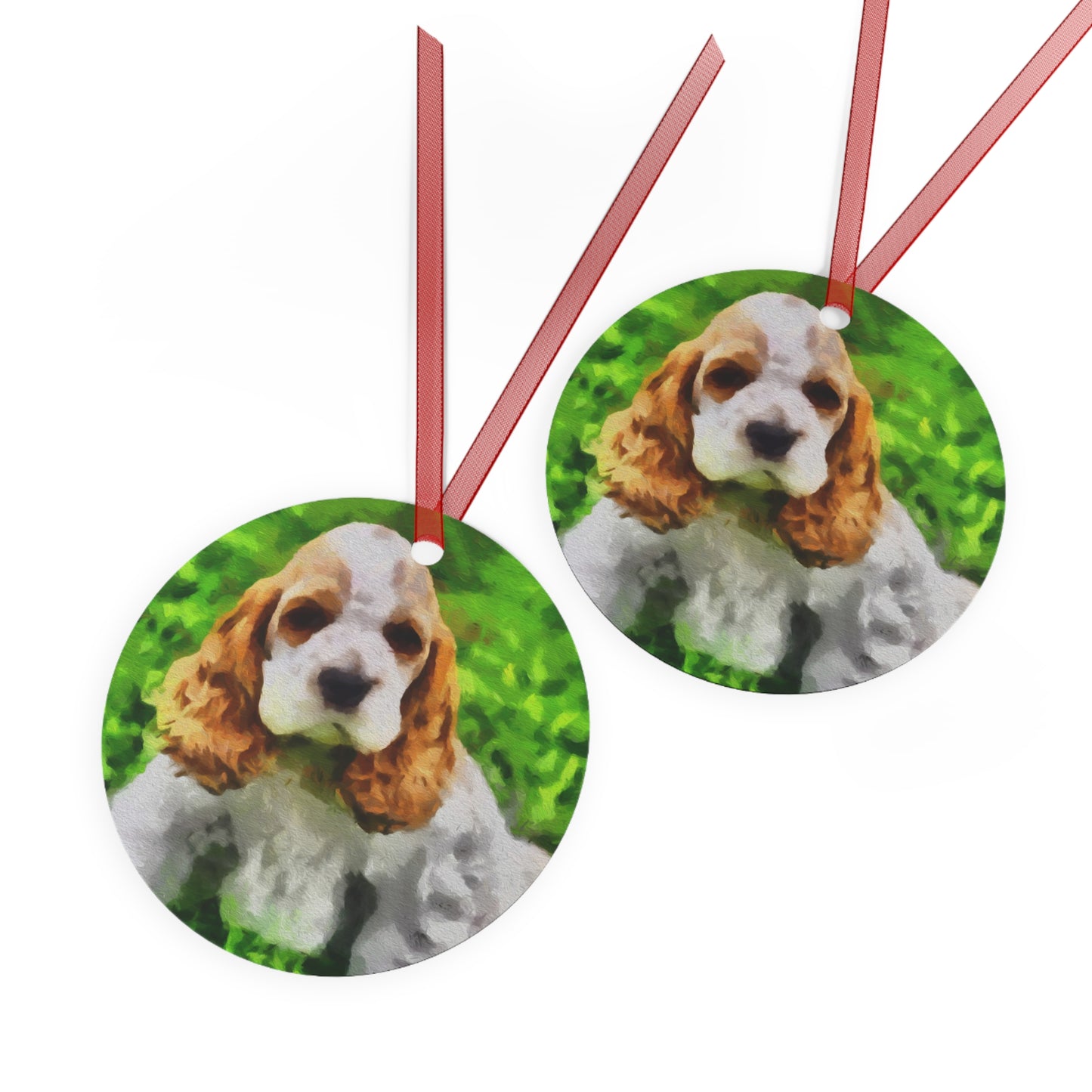 Cocker Spaniel 'Hogan' Metal Ornament