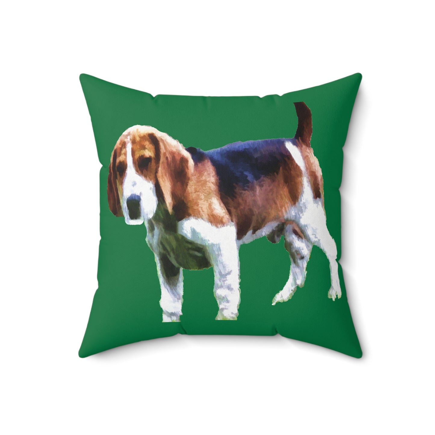 American Foxhound Spun Polyester Throw Pillow
