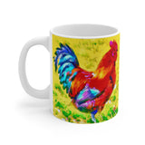 Rooster 'Craw'  -  Ceramic Mug 11oz
