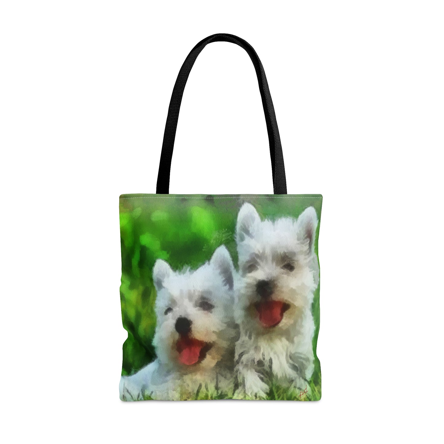 Charming West Highland Terriers - Westies - Tote Bag