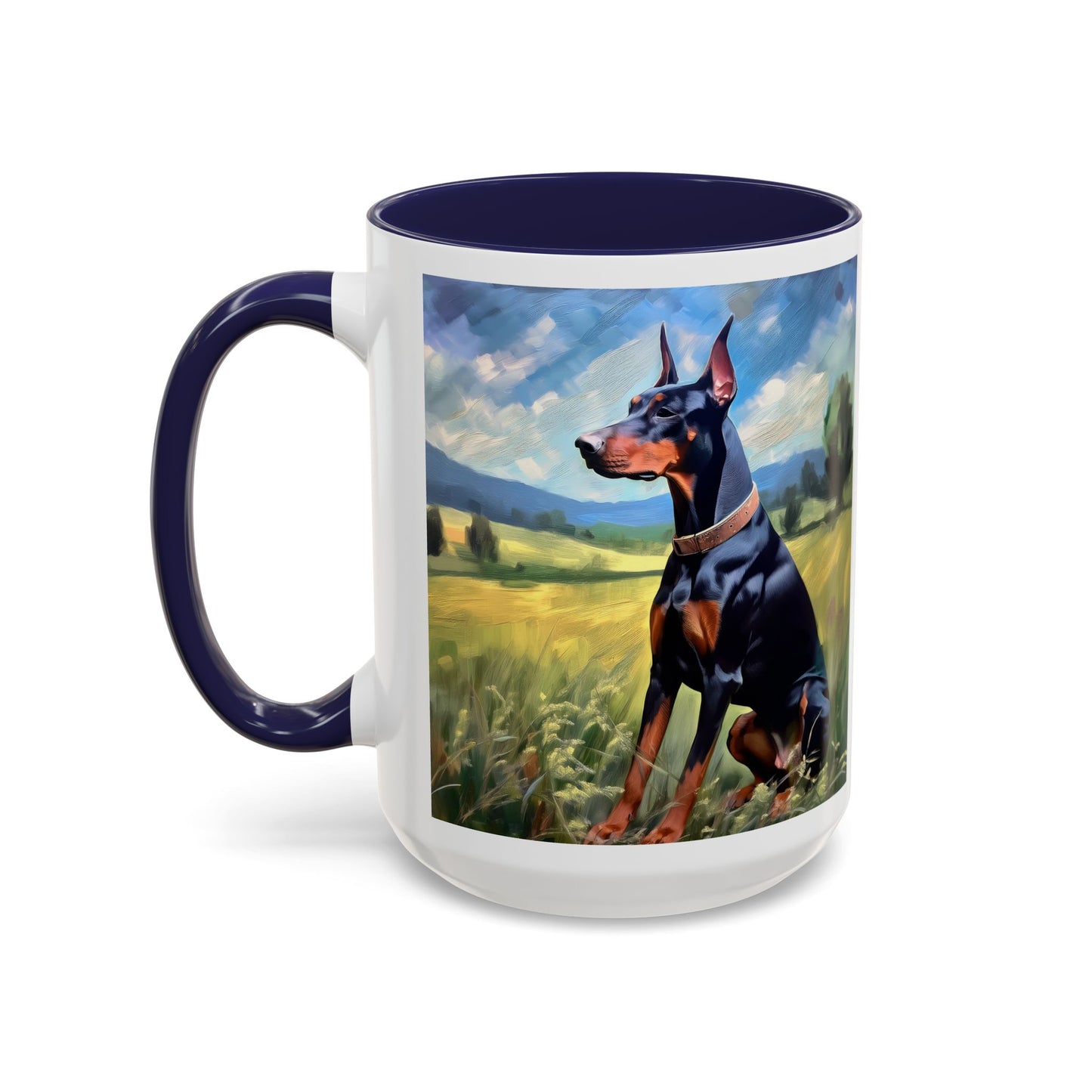 Doberman Pinscher Accent Coffee Mug