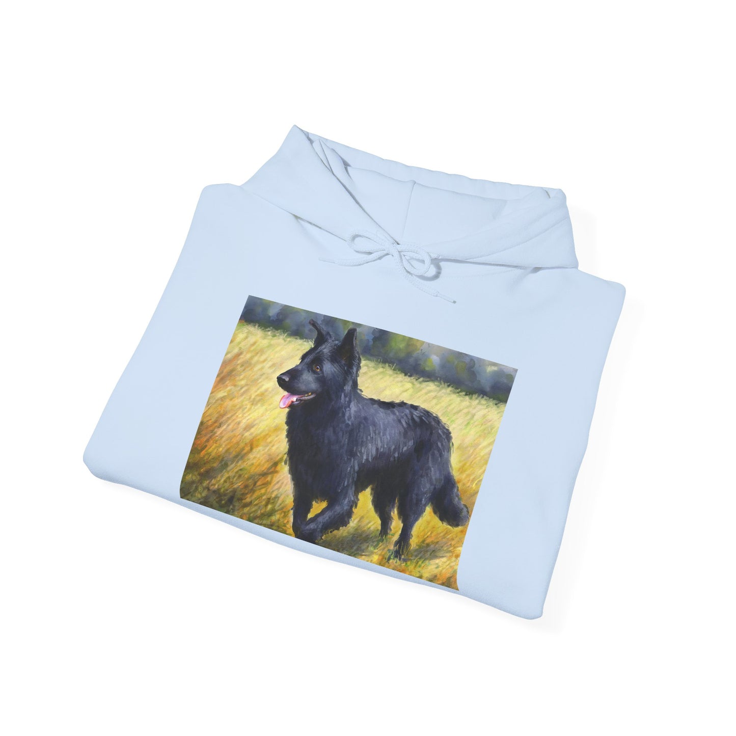Mudi Unisex 50/50 Hooded Sweatshirt