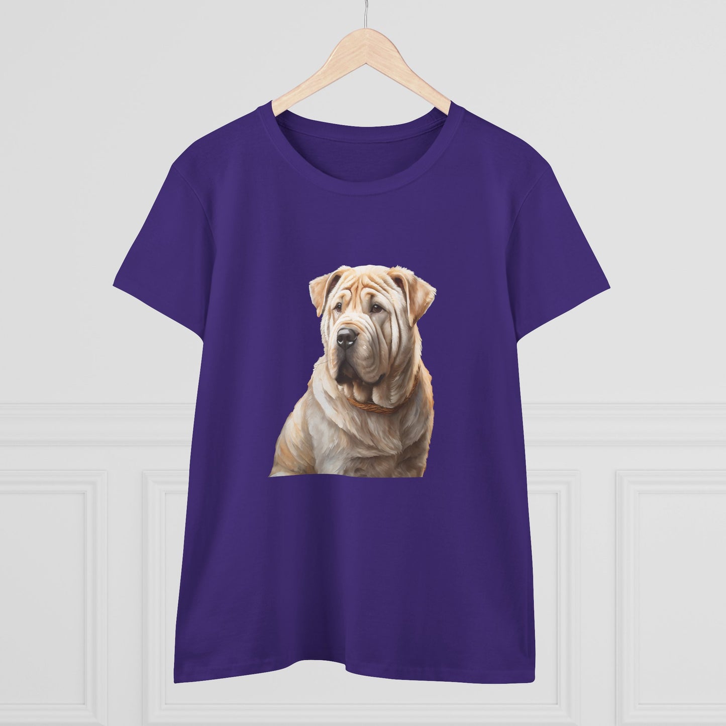Chinese Shar-Pei Women's Midweight Cotton Tee