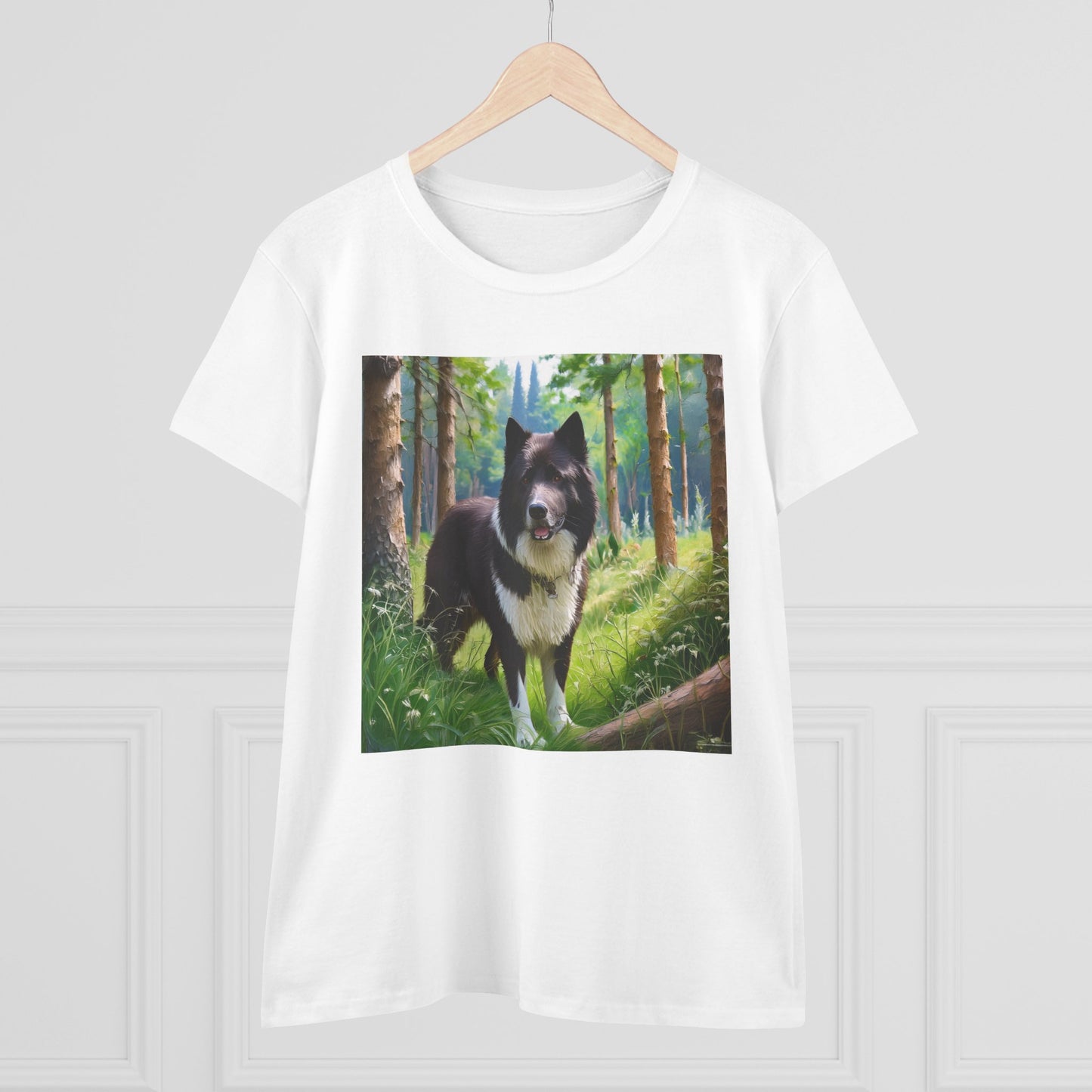 Karelian Bear Dog Women's Midweight Cotton Tee