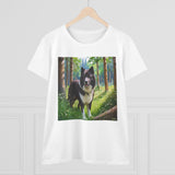 Karelian Bear Dog Women's Midweight Cotton Tee