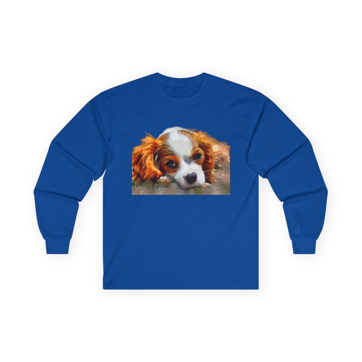 Cavalier King Charles Spaniel Unisex Cotton Long Sleeve Tee