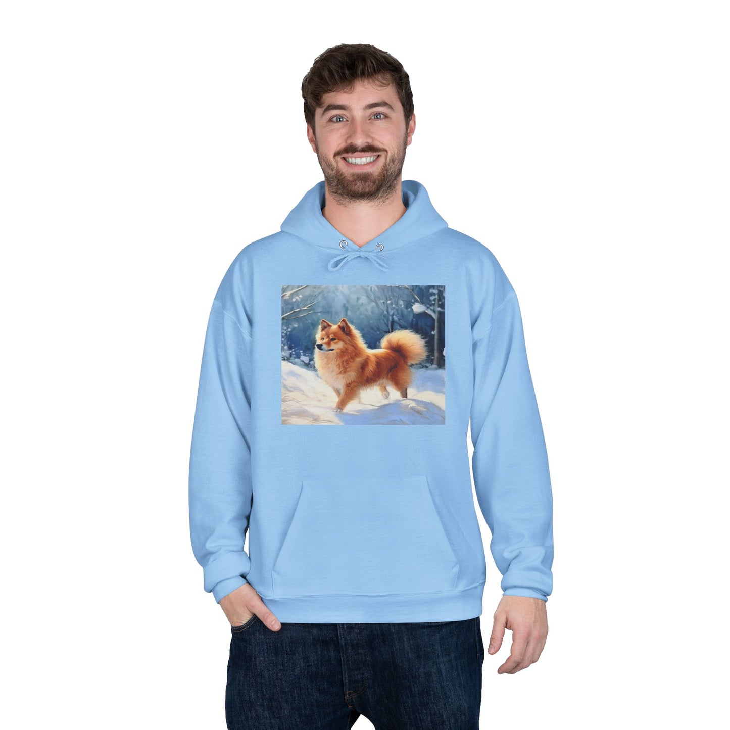 Finnish Spitz - Cozy Fleece Lined Pullover Hoodie