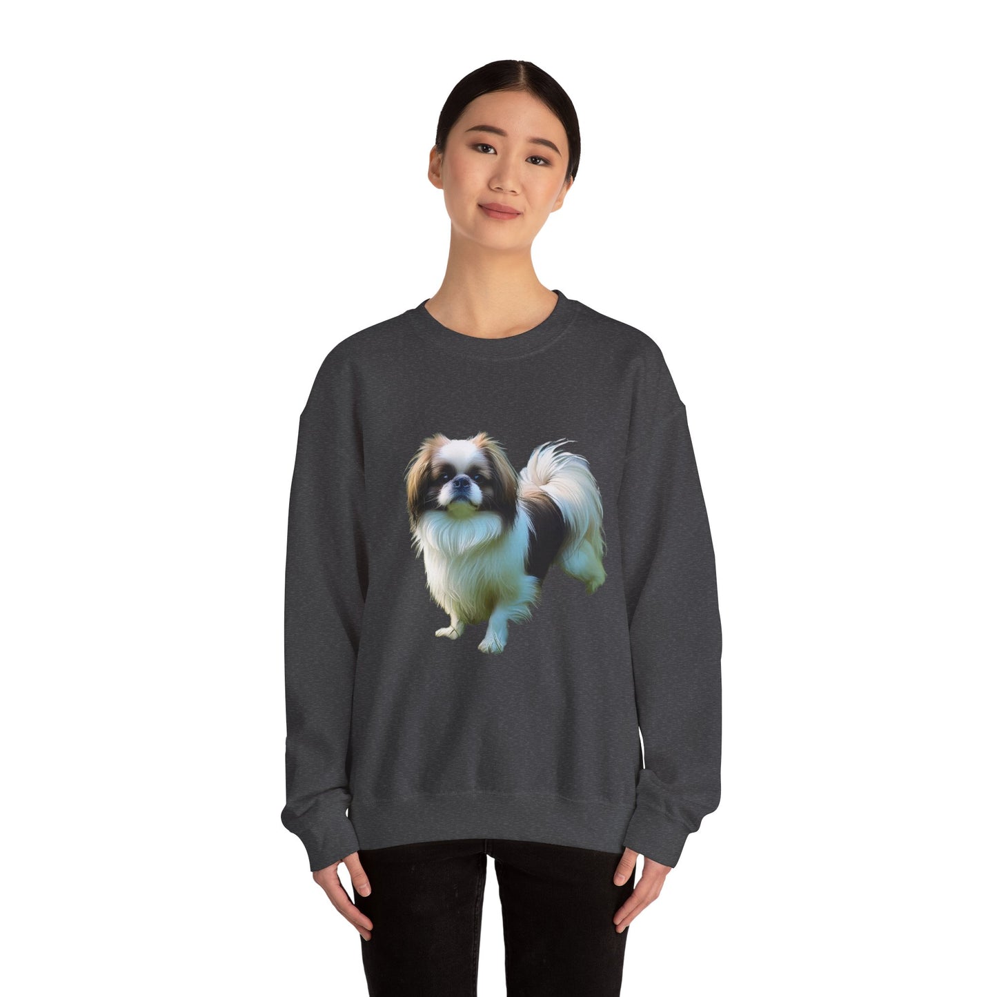 Japanese Chin. - Unisex 50/50 Crewneck Sweatshirt