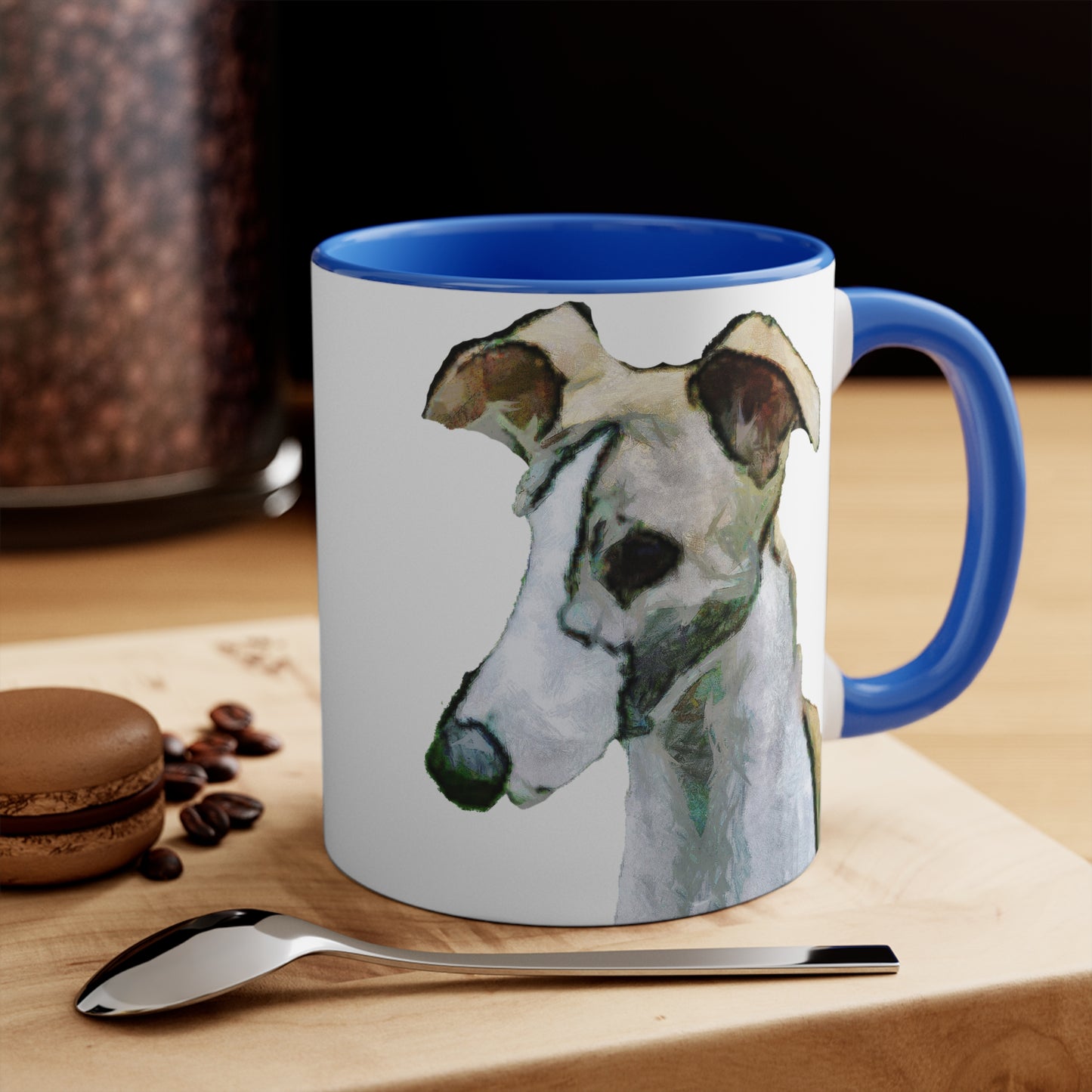 Whippet Accent Coffee Mug, 11oz