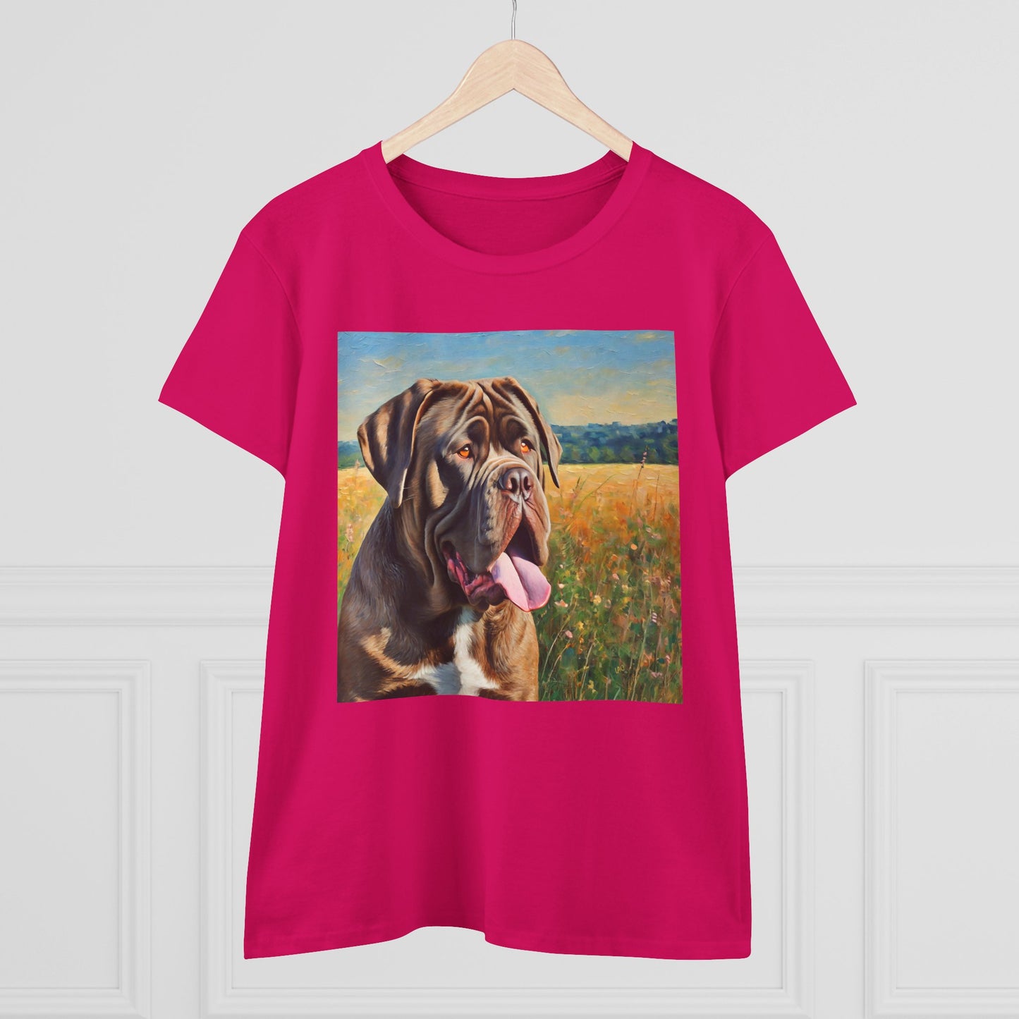 Neopolitan Mastiff Women's Midweight Cotton Tee