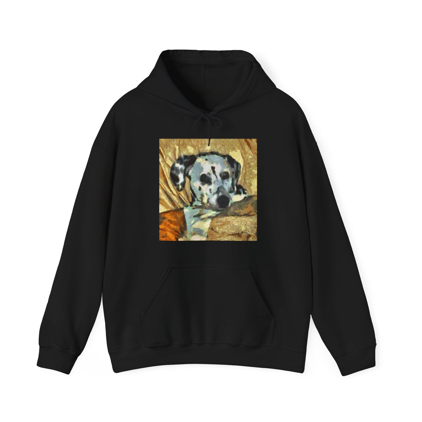 Dalmatian 'Breakfast Time' Unisex Hooded Sweatshirt