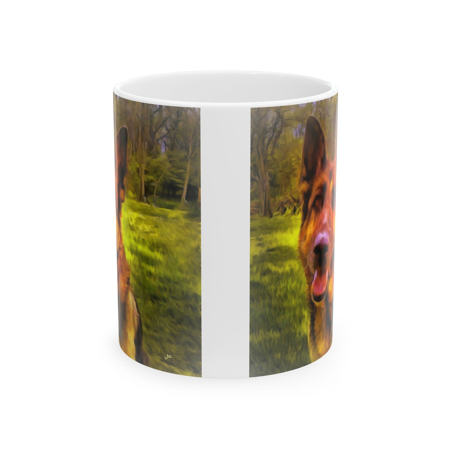 German Shepherd 'Bayli' Ceramic Mug 11oz
