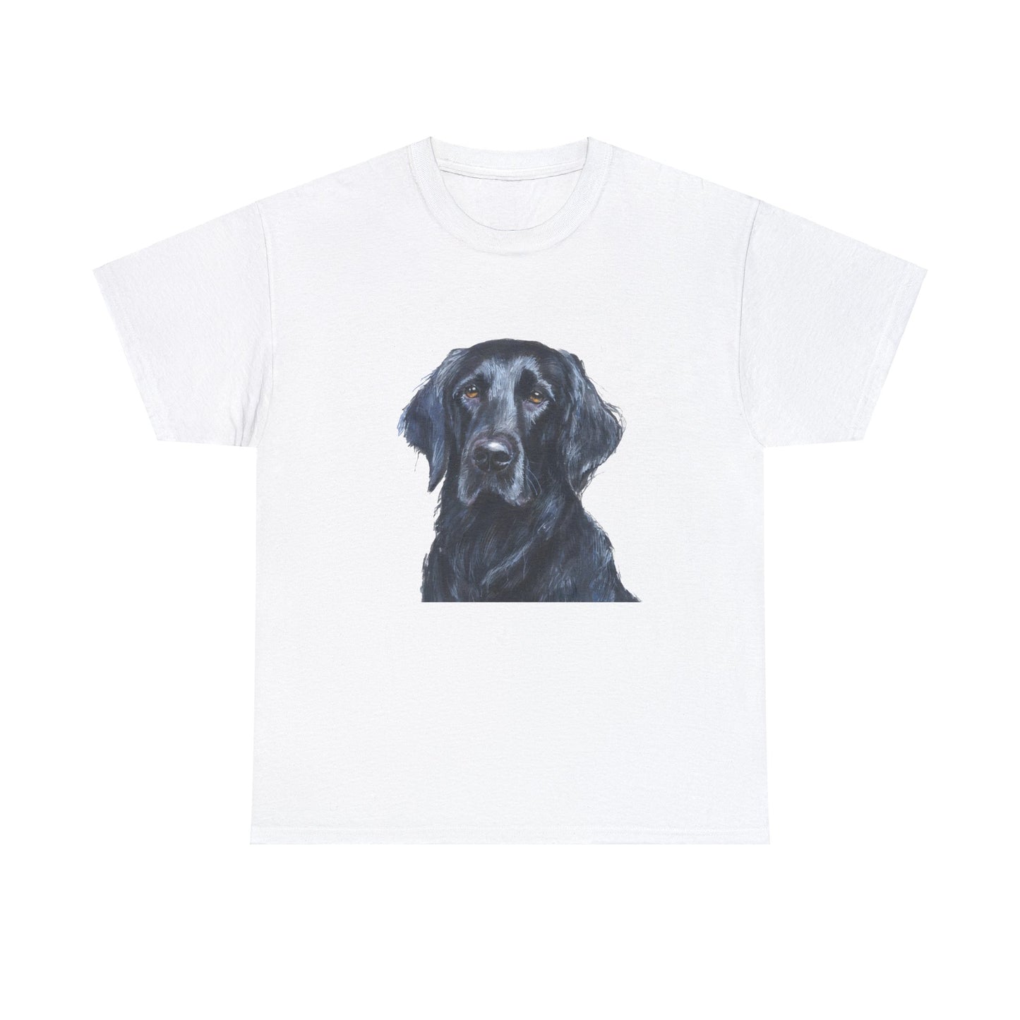 Flat-Coated Retriever Classic Heavy Cotton Tee: A Tail-Wagging Style Statement