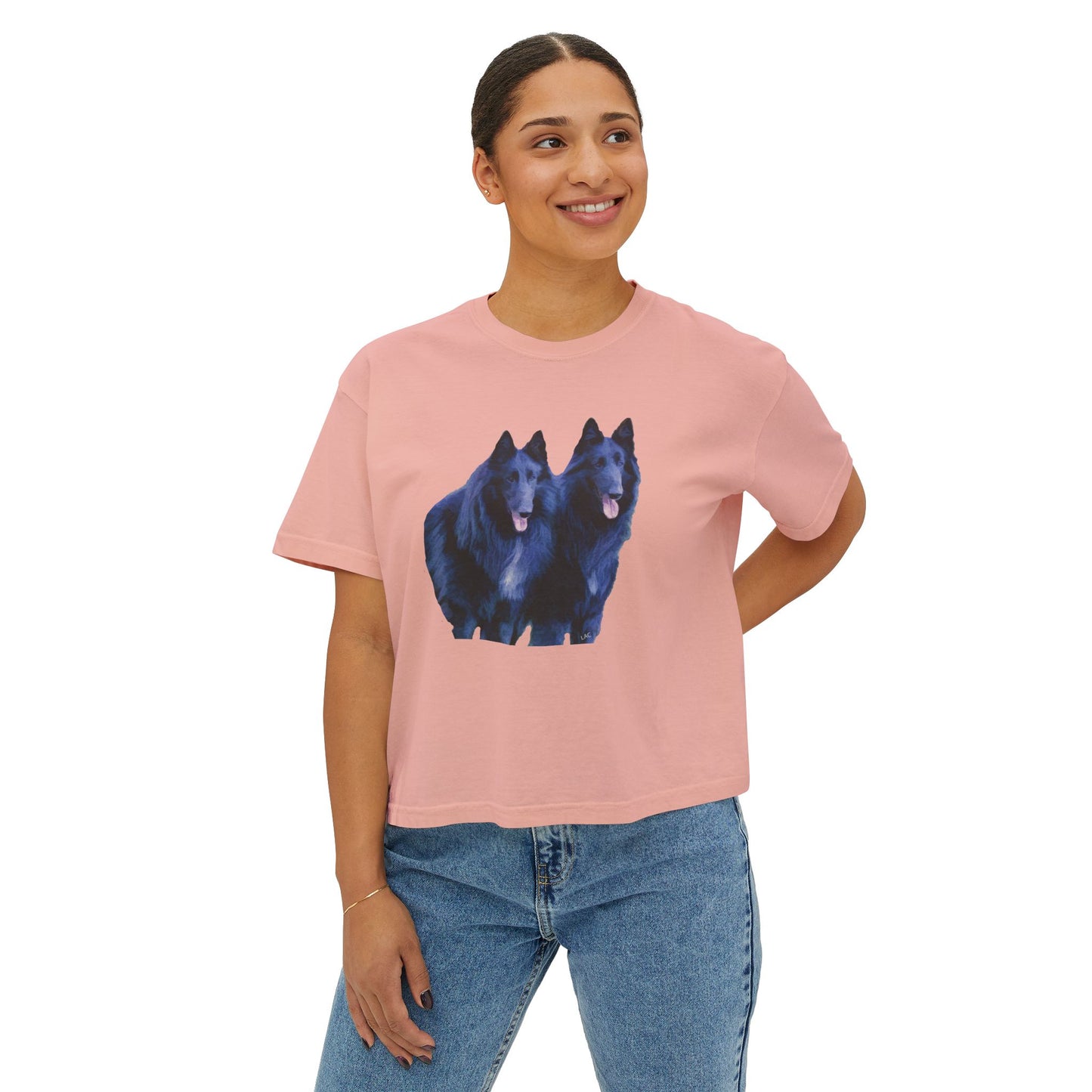 Belgian Shepherd Women's Oversized Boxy Tee