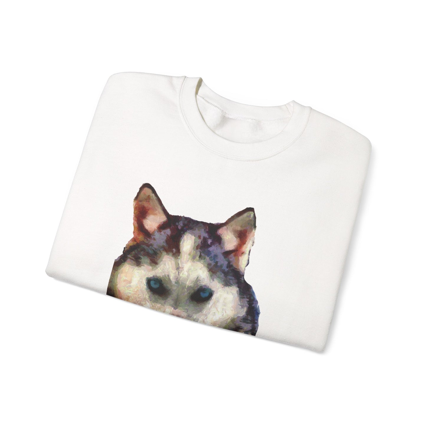 Siberian Husky 'Sacha' Unisex 50/50 Crewneck Sweatshirt