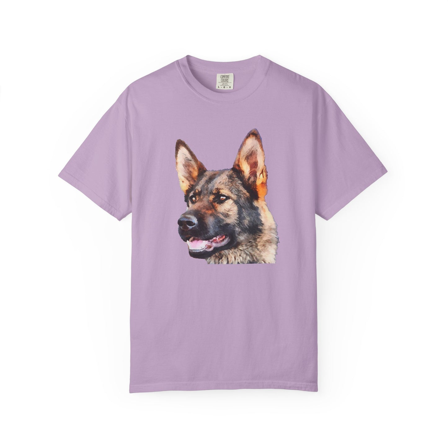 German Shepherd 'Hans' Unisex Relaxed Fit Garment-Dyed T-shirt
