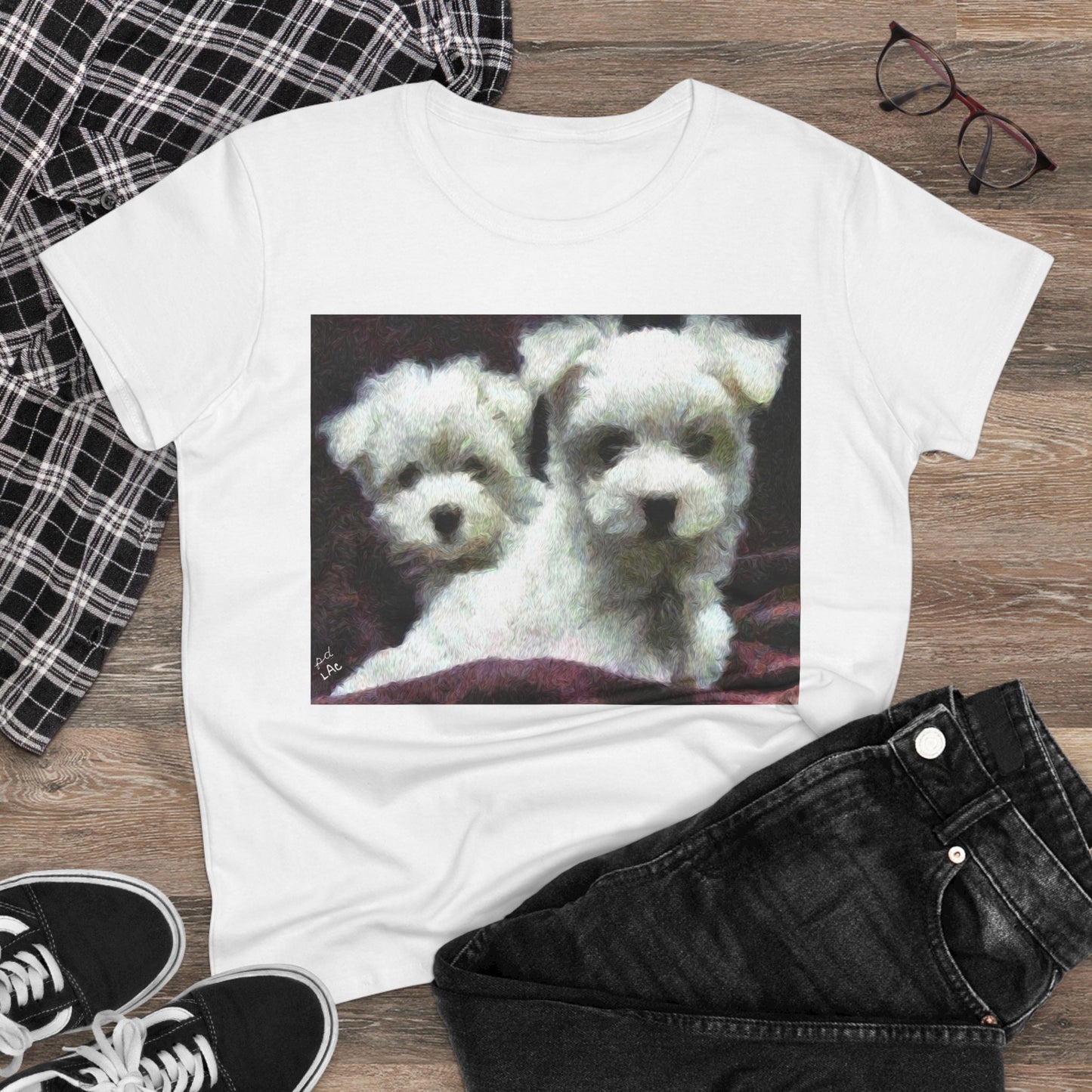 Maltese Women's Midweight Cotton Tee