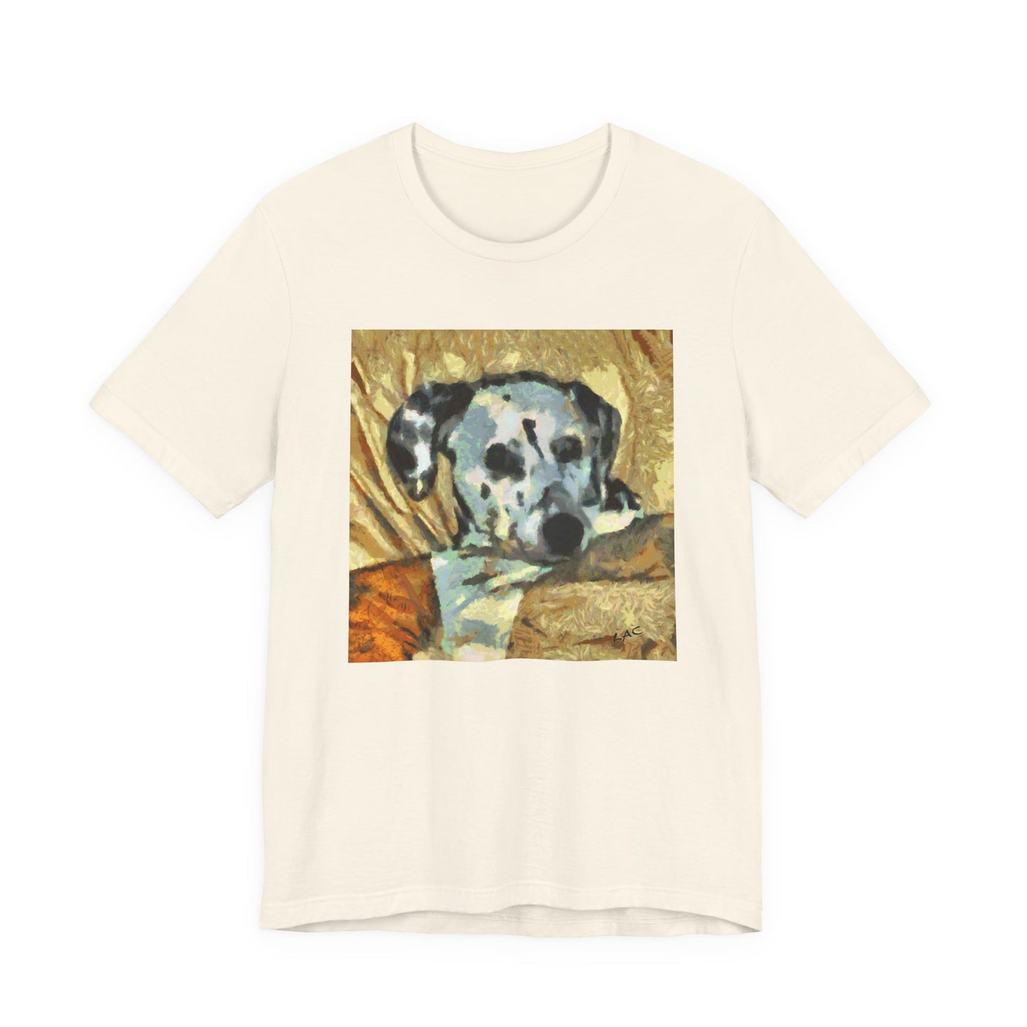 Dalmatian 'Breakfast Time' Unisex Jersey Short Sleeve Tee