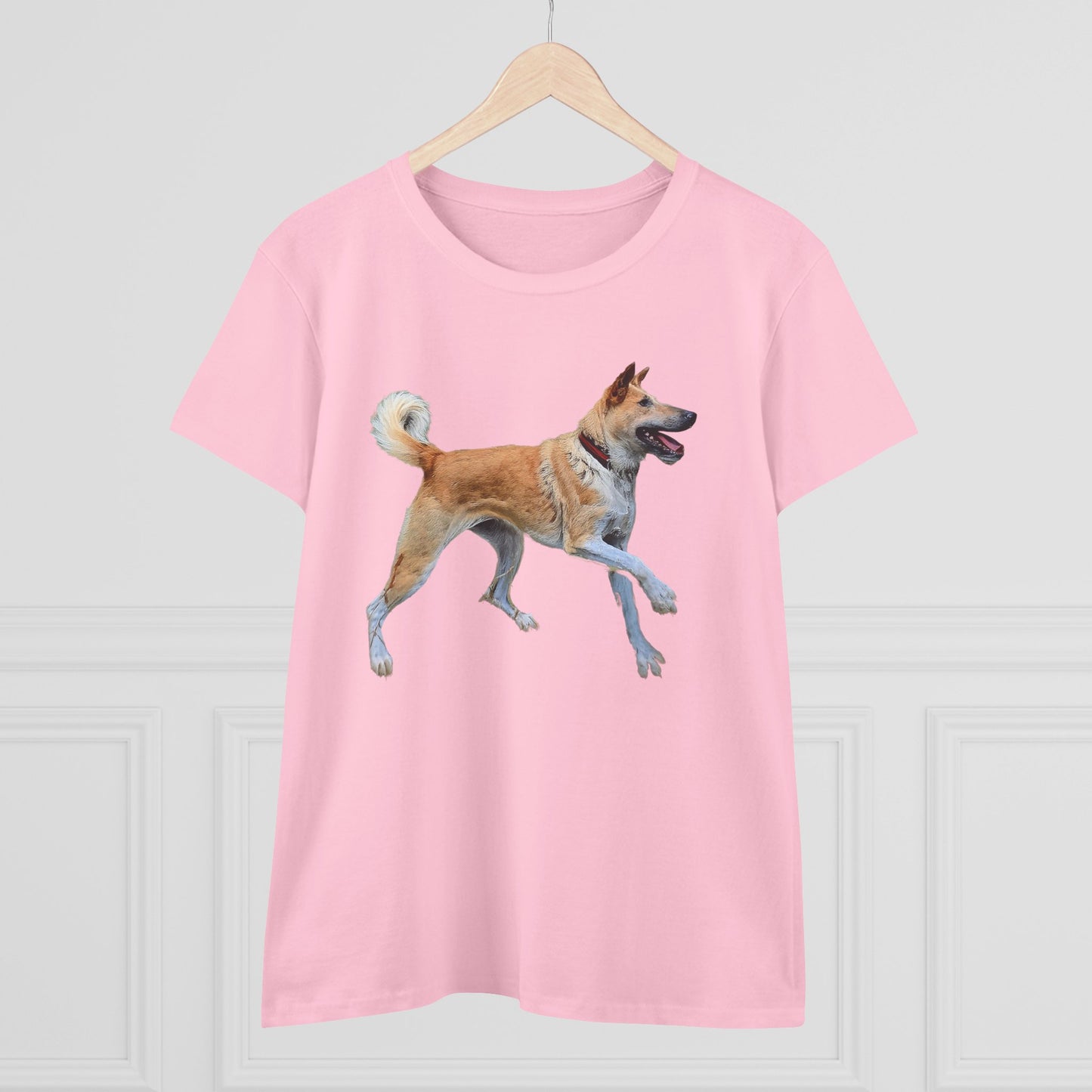 Korean Jindo Women's Midweight Cotton Tee