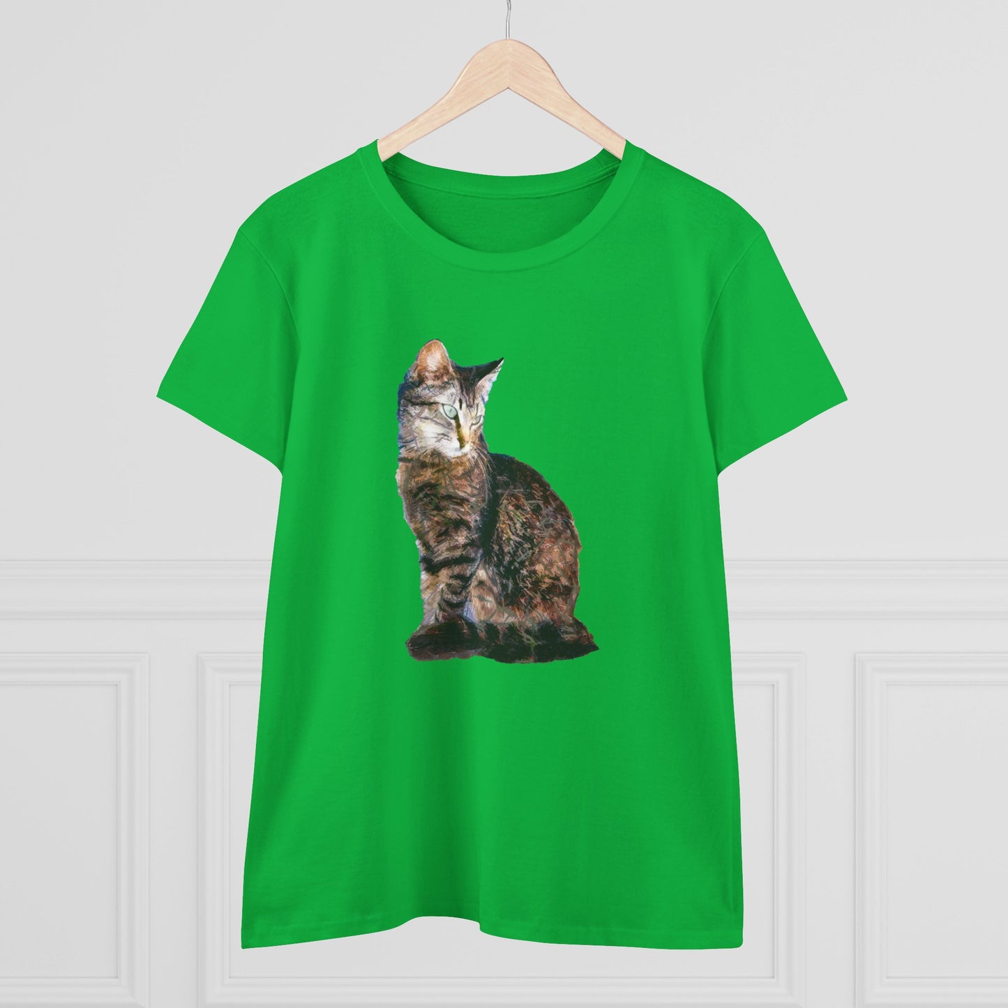Cats of Greece 'Teris from Tinos' Women's Midweight Cotton Tee