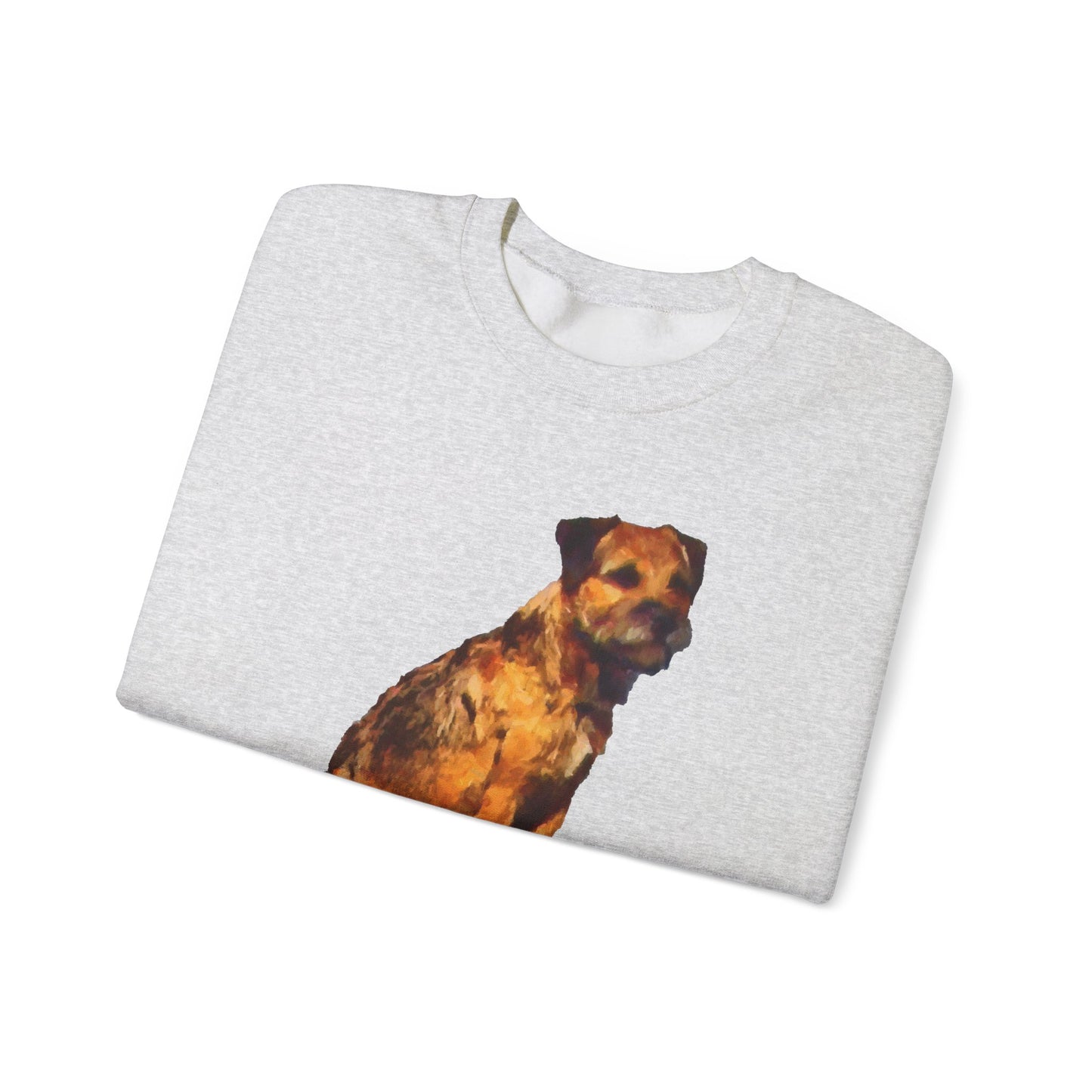 Border Terrier 'Andrew' Unisex 50/50 Crewneck Sweatshirt