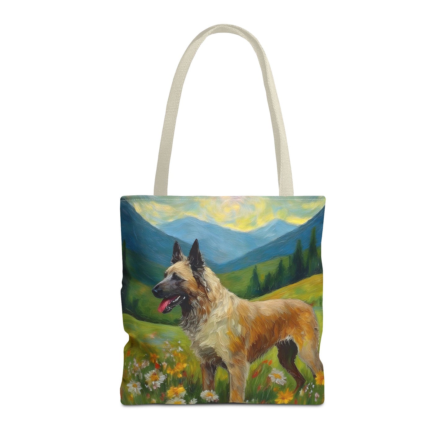 Belgian Laekenois Delight - Artistic Polyester Tote Bag