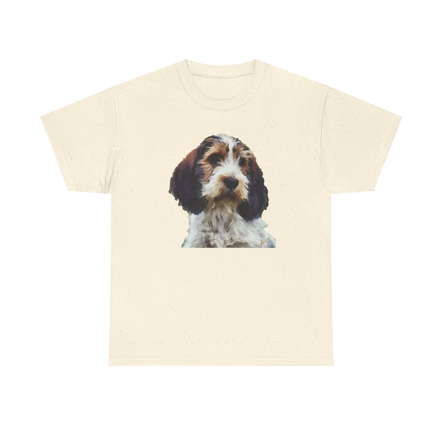 Petit Basset Griffon Unisex Heavy Cotton Tee