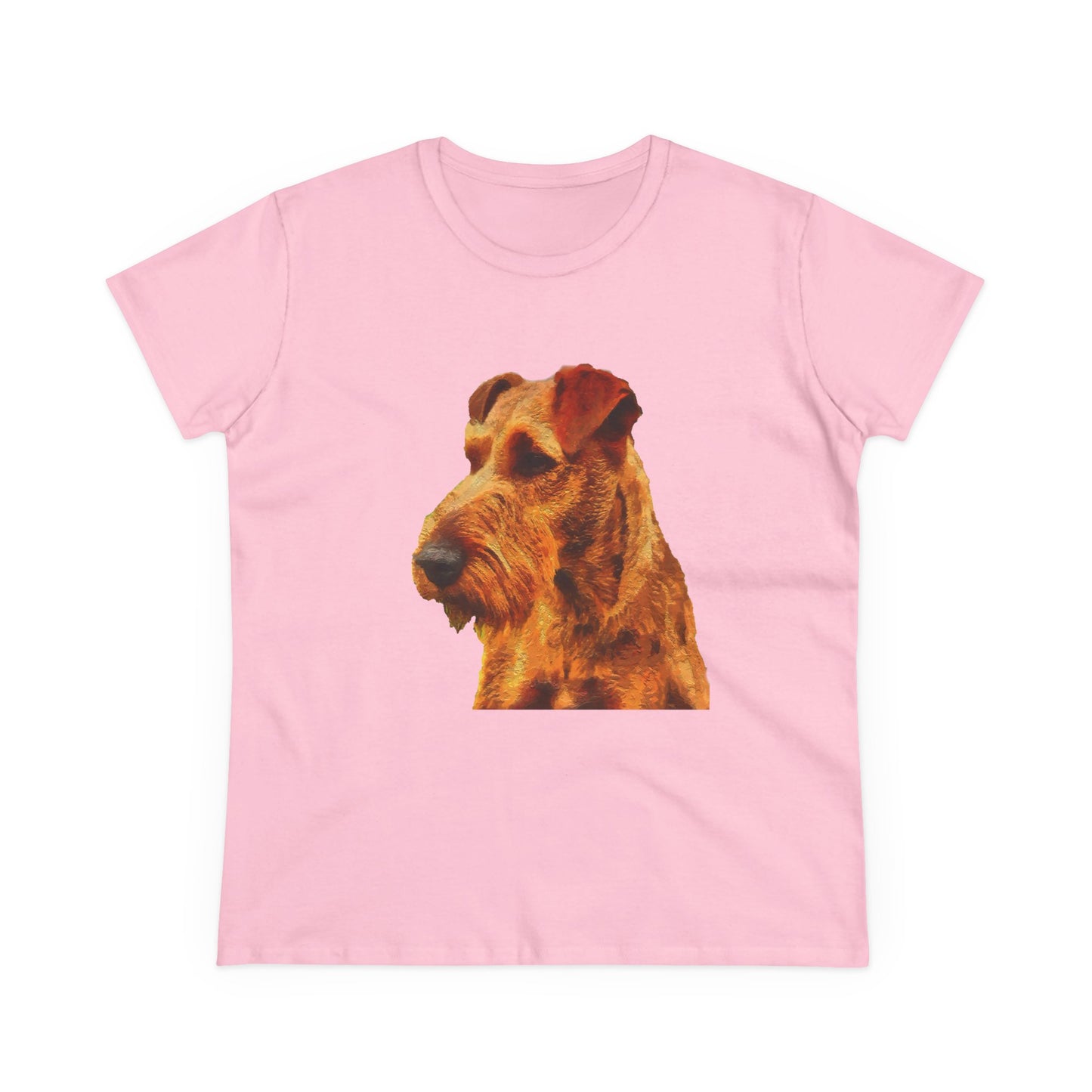 Irish Terrier 'Jocko' Women's Midweight Cotton Tee