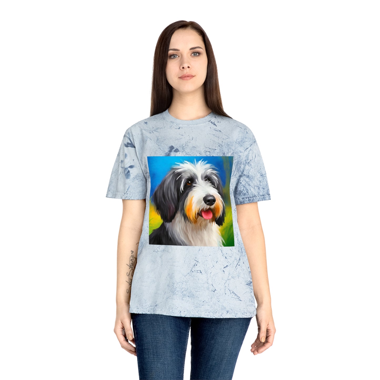 Polish Lowland Sheepdog Unisex Color Blast T-Shirt