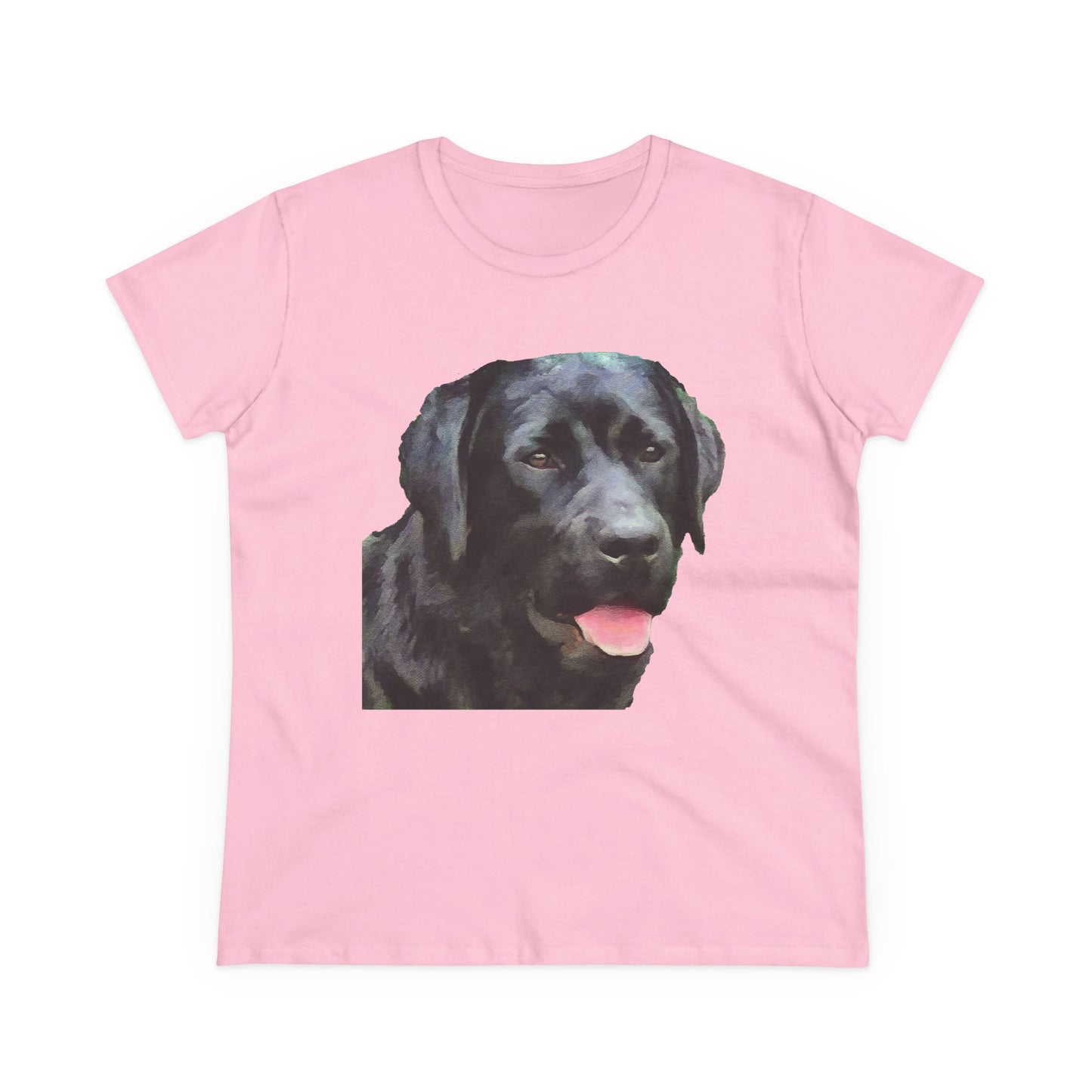 Black Lab 'Rizzo' - Labrador Retriever Women's Midweight Cotton Tee