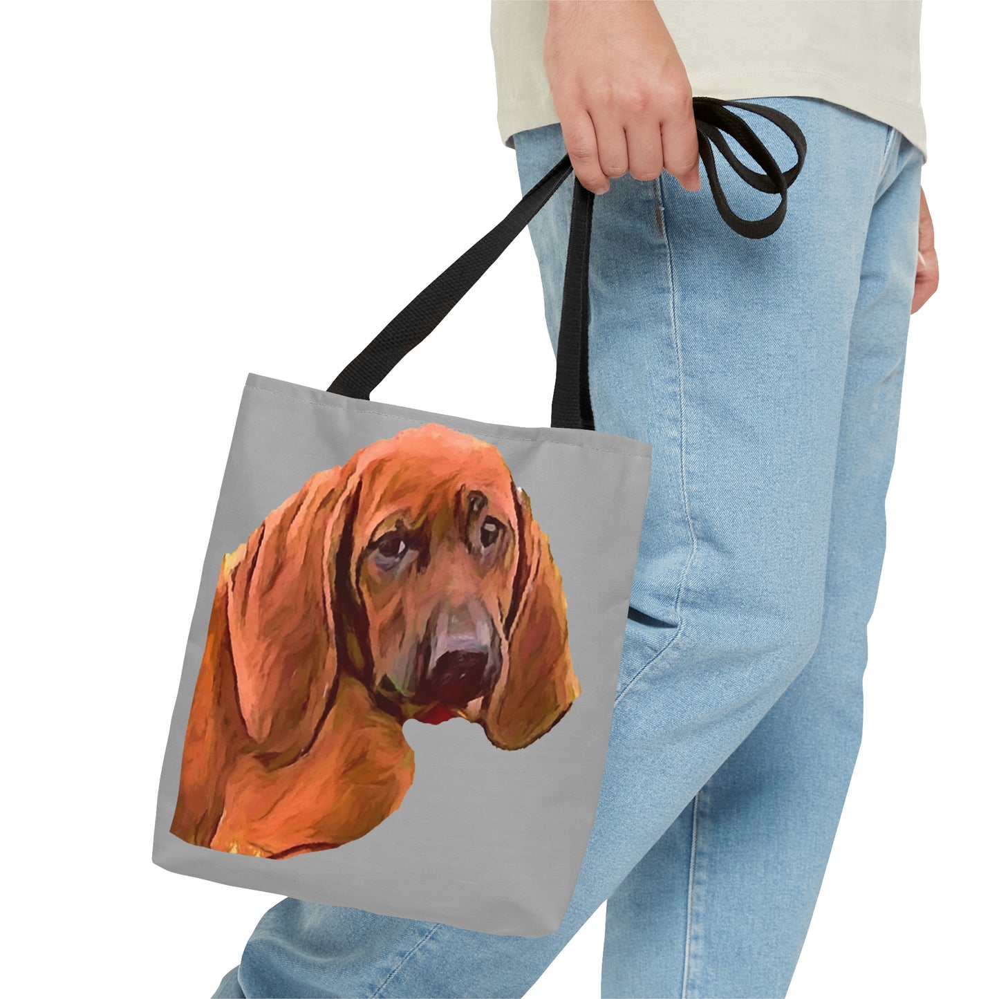 Redbone Coonhound Tote Bag