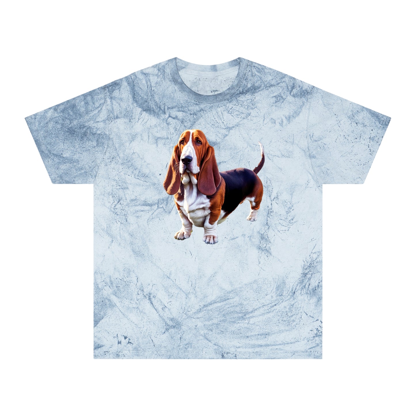 Basset Hound Unisex Color Blast T-Shirt - A Celebration of Artistry