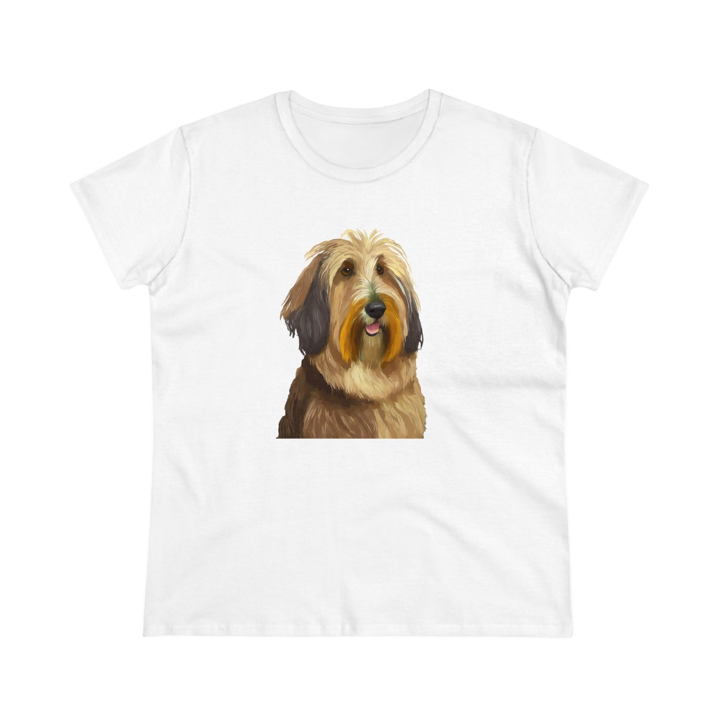 Charming Bergamasco Sheepdog Women's Midweight Cotton Tee