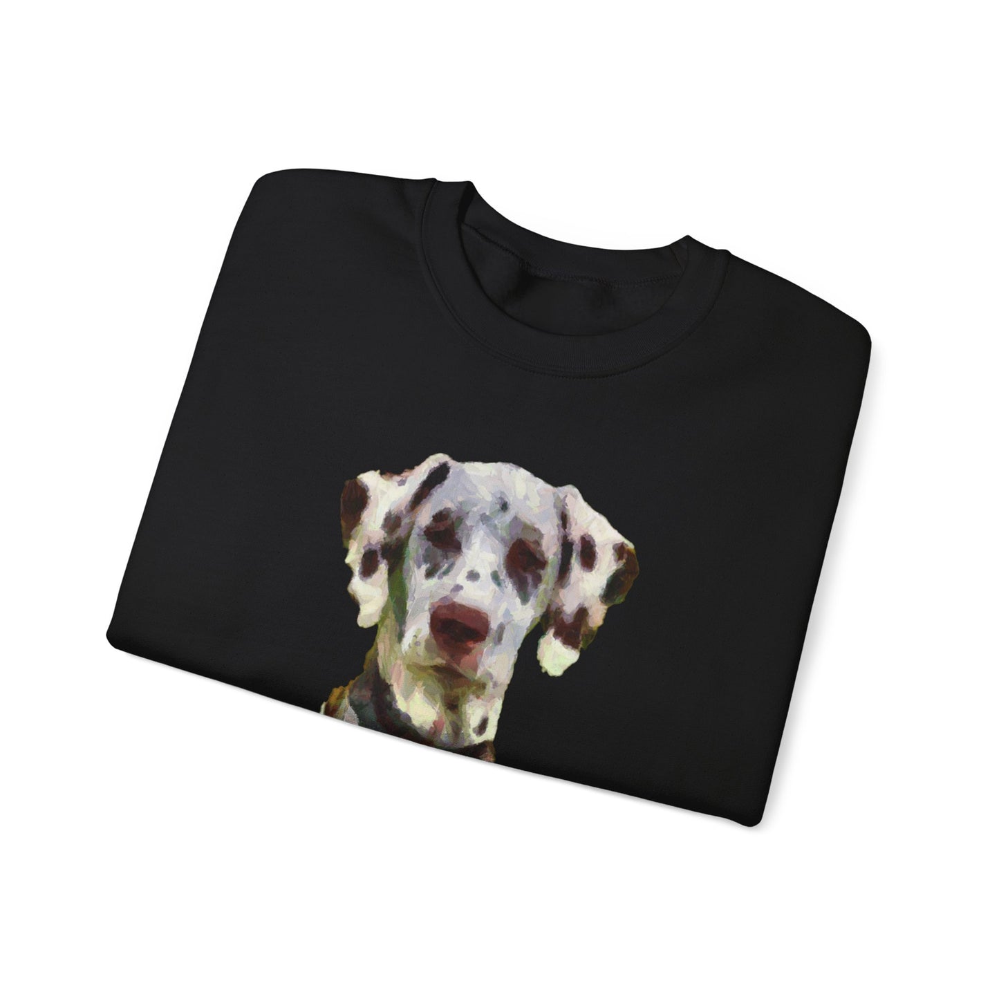 Dalmatian 'Impressionistic' Crewneck Sweatshirt