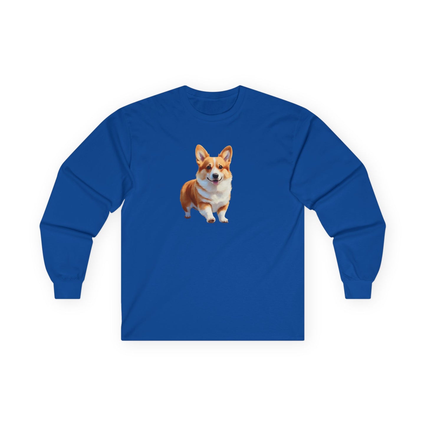 Welsh Corgie Puppy - Unisex Classic Cotton Long Sleeve Tee
