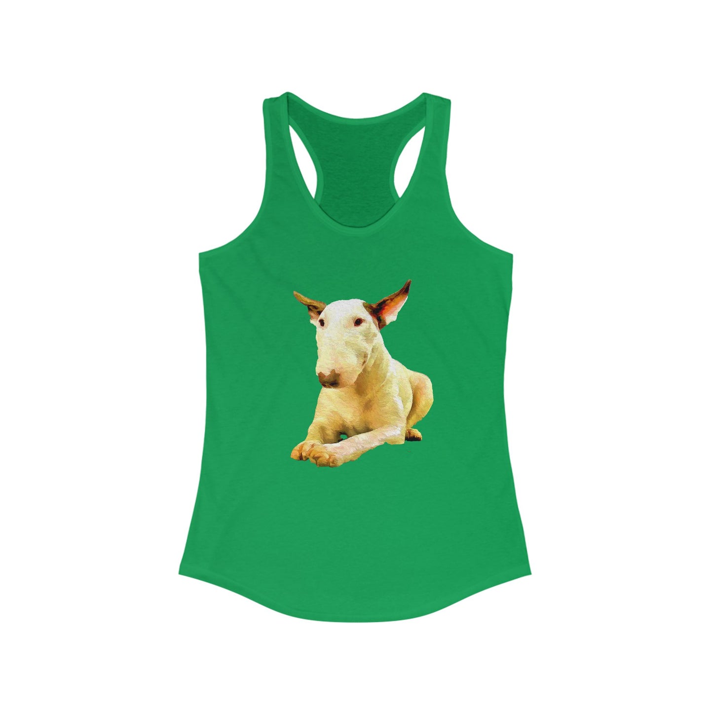 English Bull Terrier Women's Racerback Tank