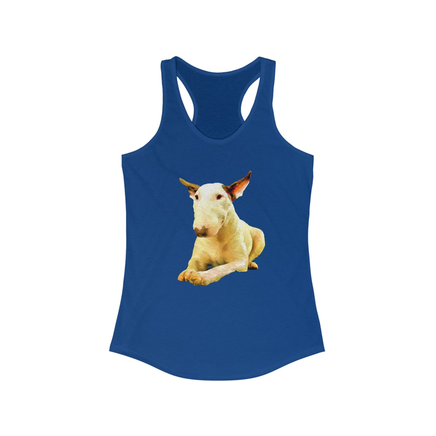 English Bull Terrier Women's Racerback Tank
