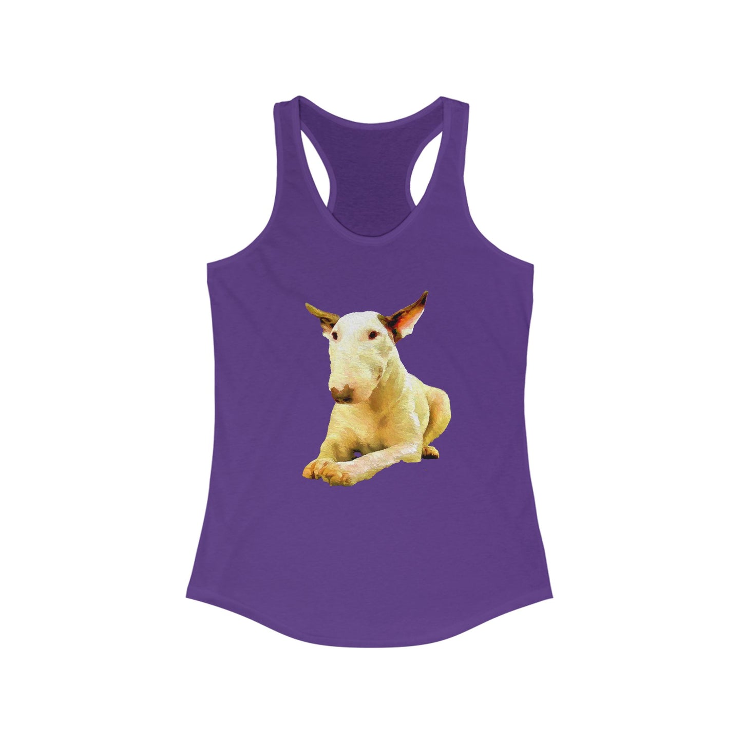 English Bull Terrier Women's Racerback Tank