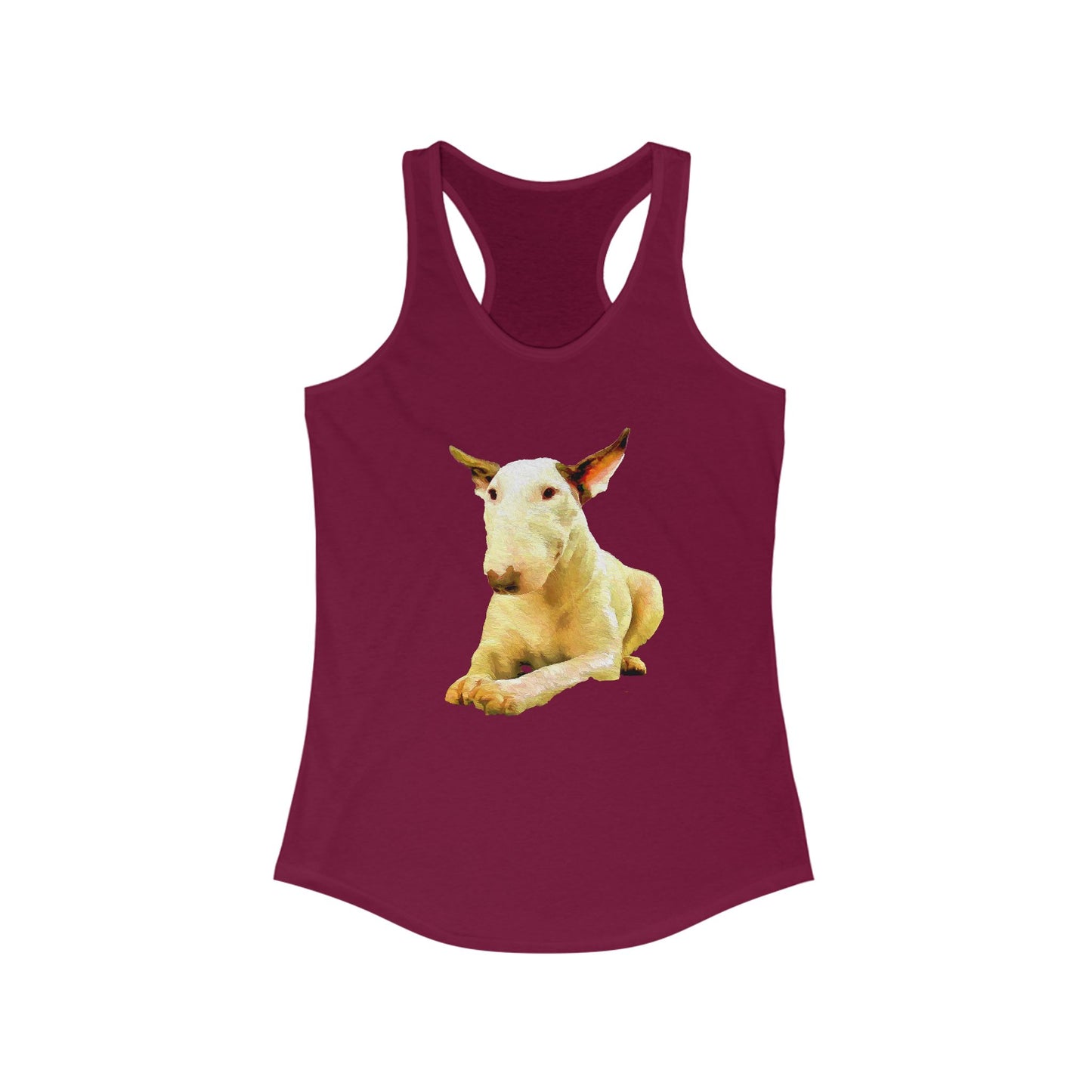 English Bull Terrier Women's Racerback Tank