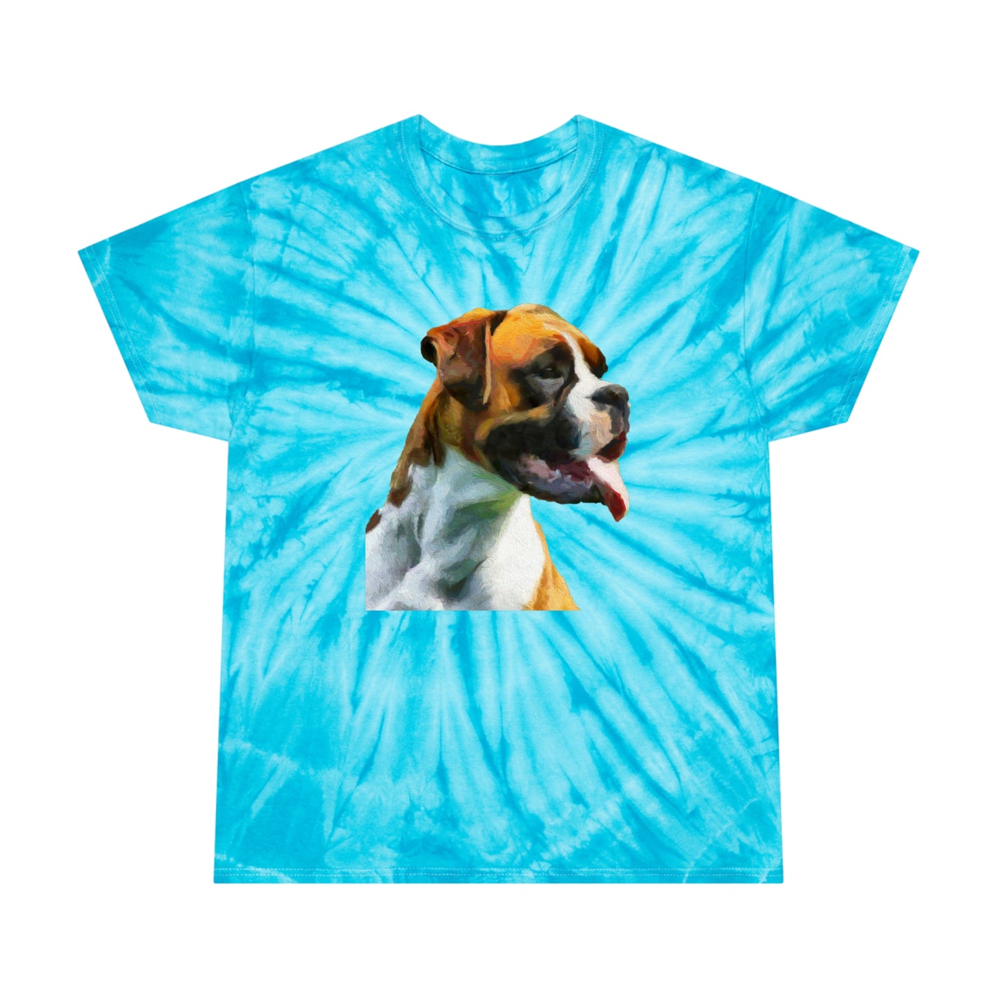 Cooper Unisex Cotton Tie-Dye Tee in Cyclone