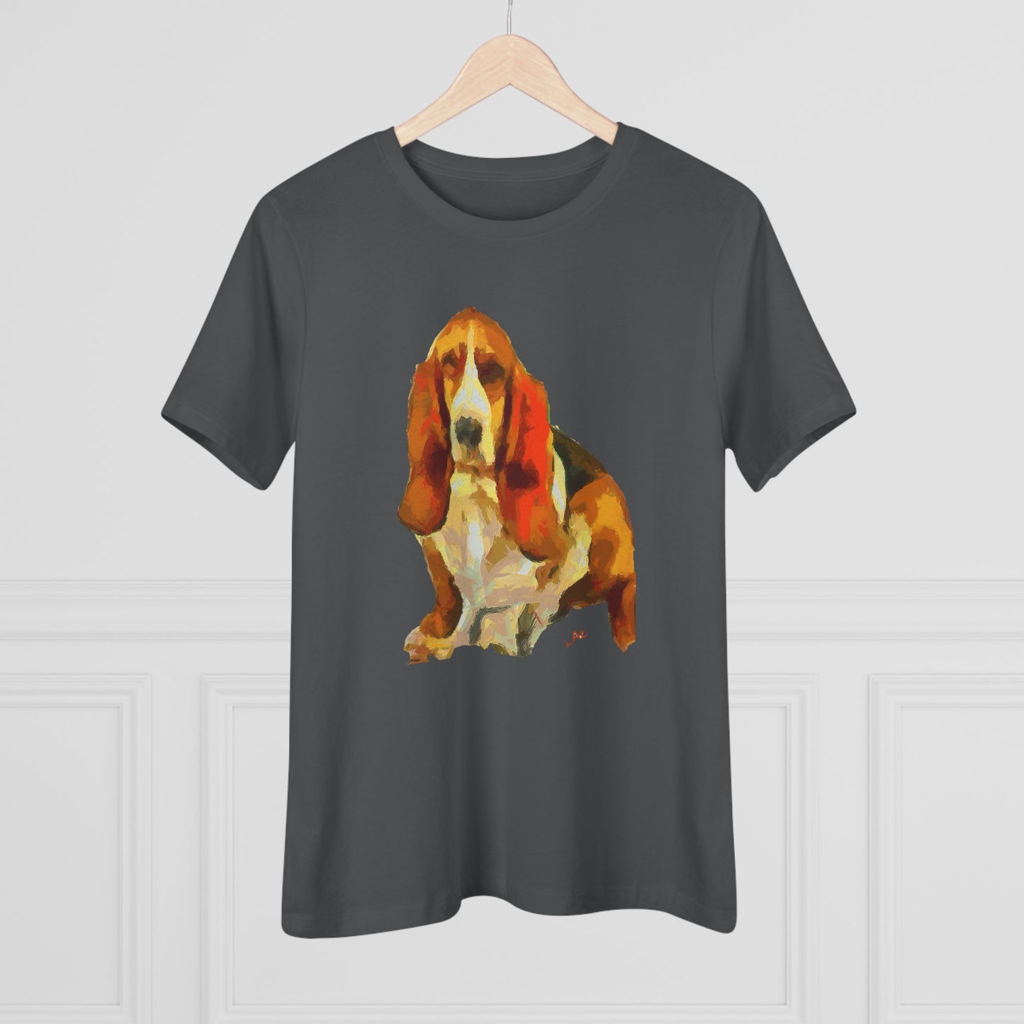 Basset Hound 'Lautrec' Women's Relaxed Fit Tee