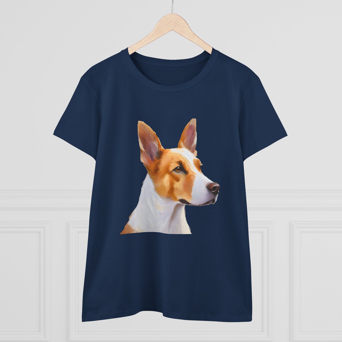 Canaan Dog of Israel Women's Midweight Cotton Tee